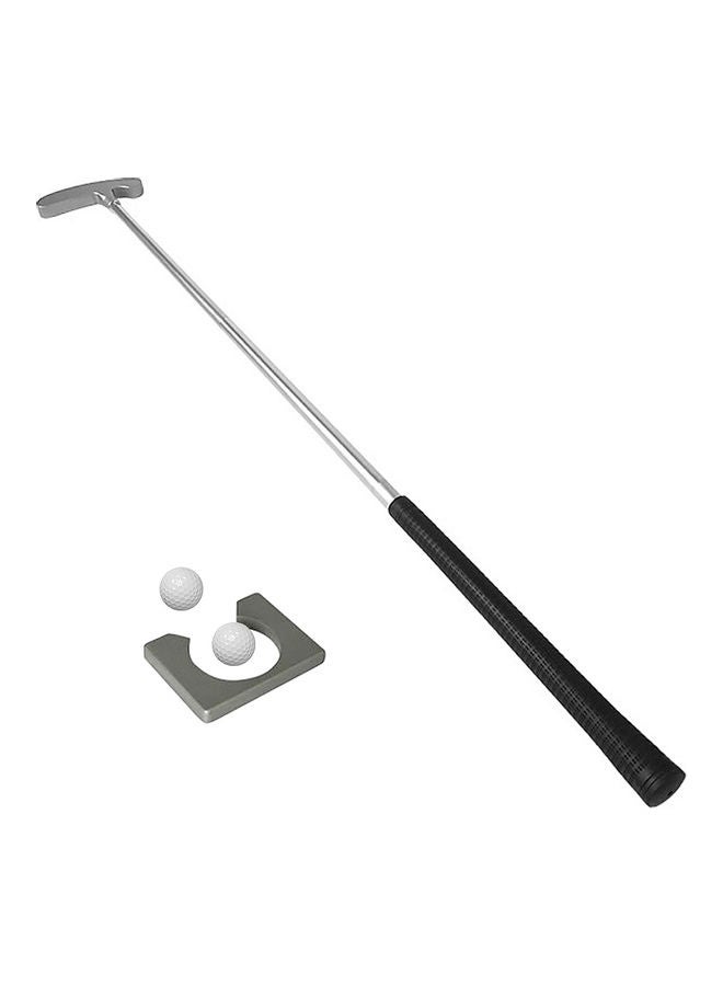 Golf Putting Trainer Portable Chipper Kit with 2 Practice Balls