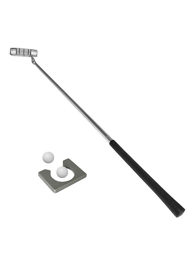 Golf Putting Trainer Portable Chipper Kit with 2 Practice Balls