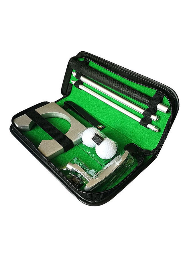 Golf Putting Trainer Portable Chipper Kit with 2 Practice Balls