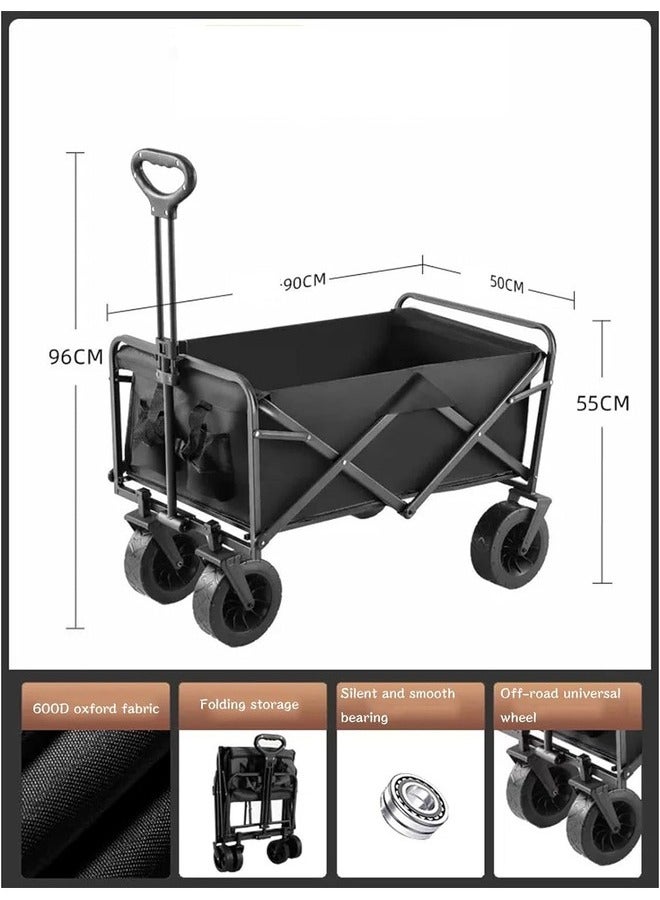 Wagon Cart Heavy Duty Garden Portable Hand Cart