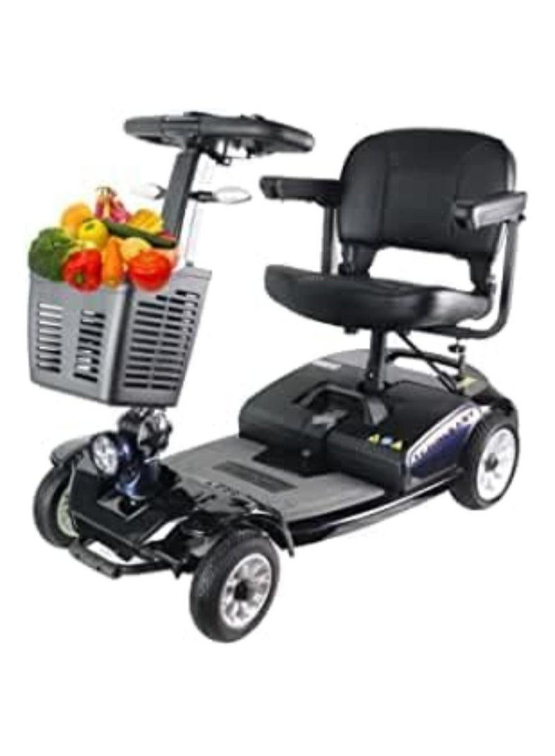 COOLBABY Golf Cart Electric Golf Carts Adult Mobility Scooter Trolley 8inch Tire 4 Wheels Electric Folding Golf Scooter for Parents