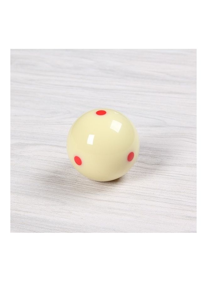 6 Red Dot Training Billiard Ball 57.2millimeter