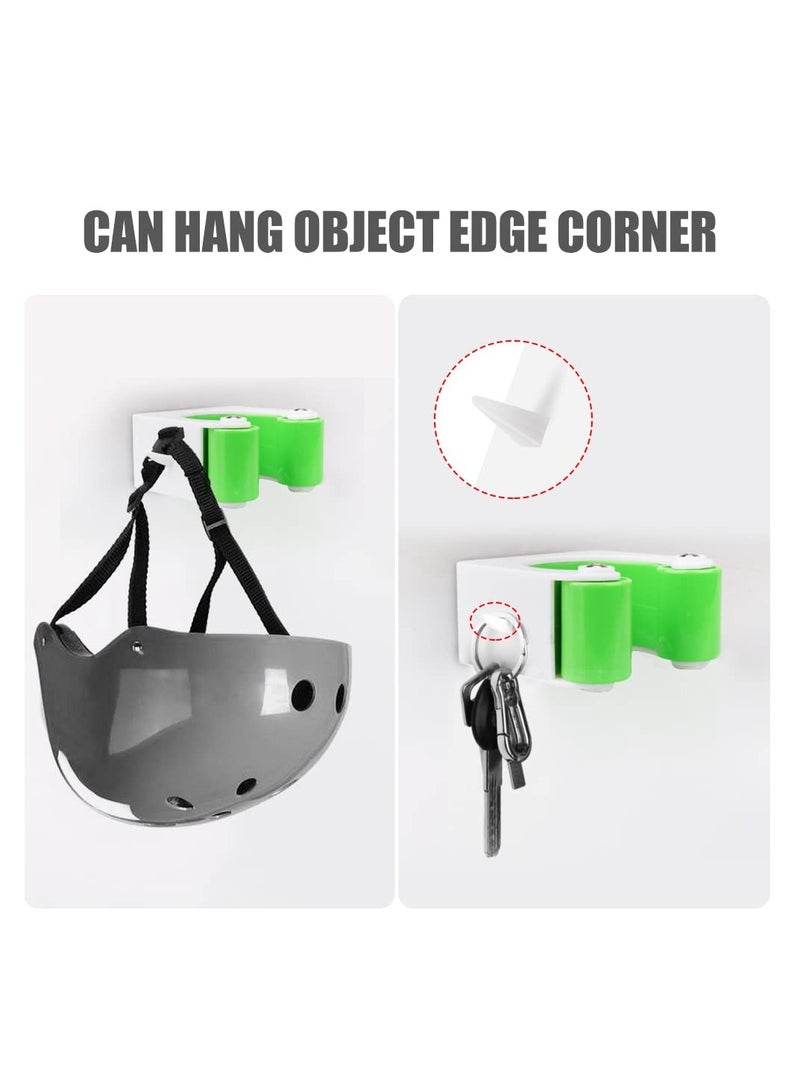 Mountain Bike Parking Buckle Fixed, 2 PCS Indoor Storage Rack for Bicycle with Screw Fitting Bike Wall Mounts, for Bicycles Parking Clip Cycle Hanger Holder, 1.75-2.25In