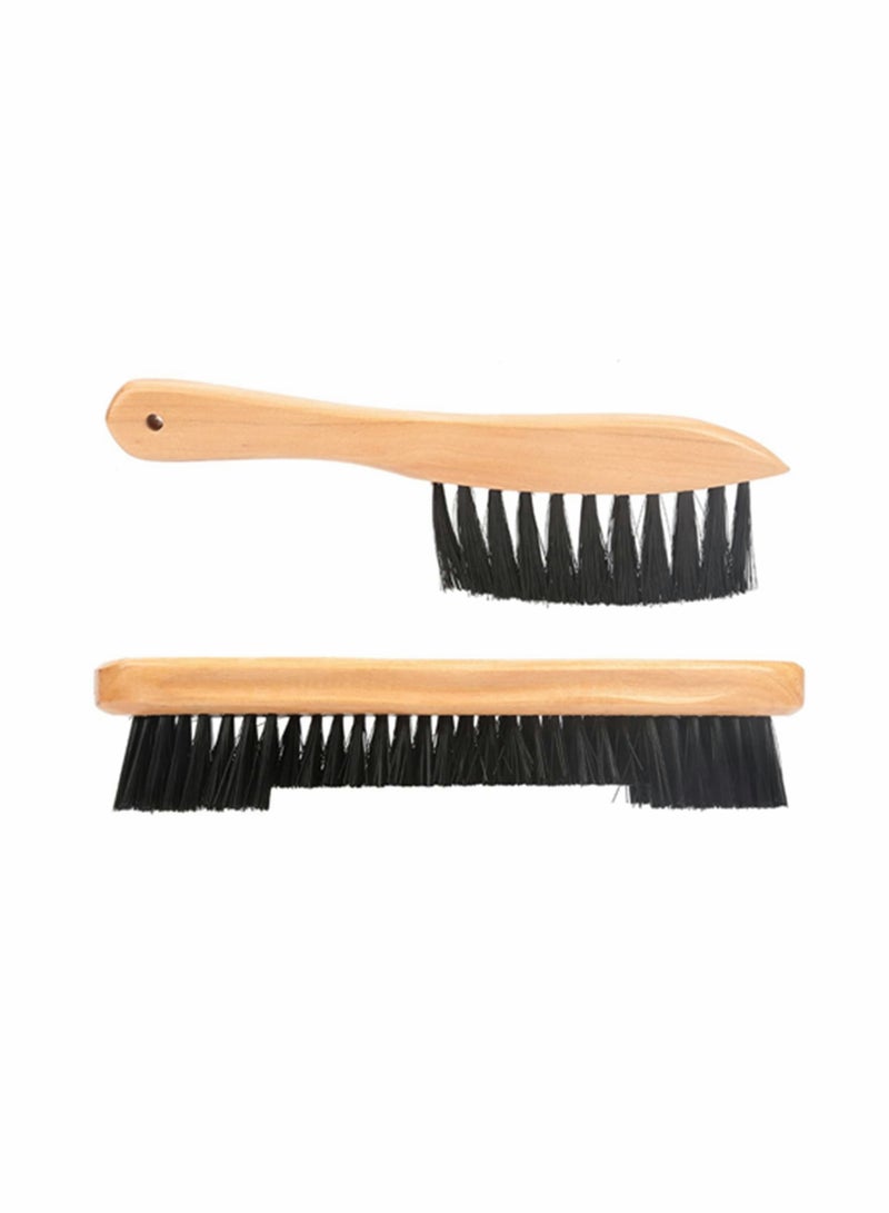 2 Pcs Billiards Pool Table Rail Brush Set,Pool Brush, Snooker Set, Felt, Tables Felt Cleaner Accessories