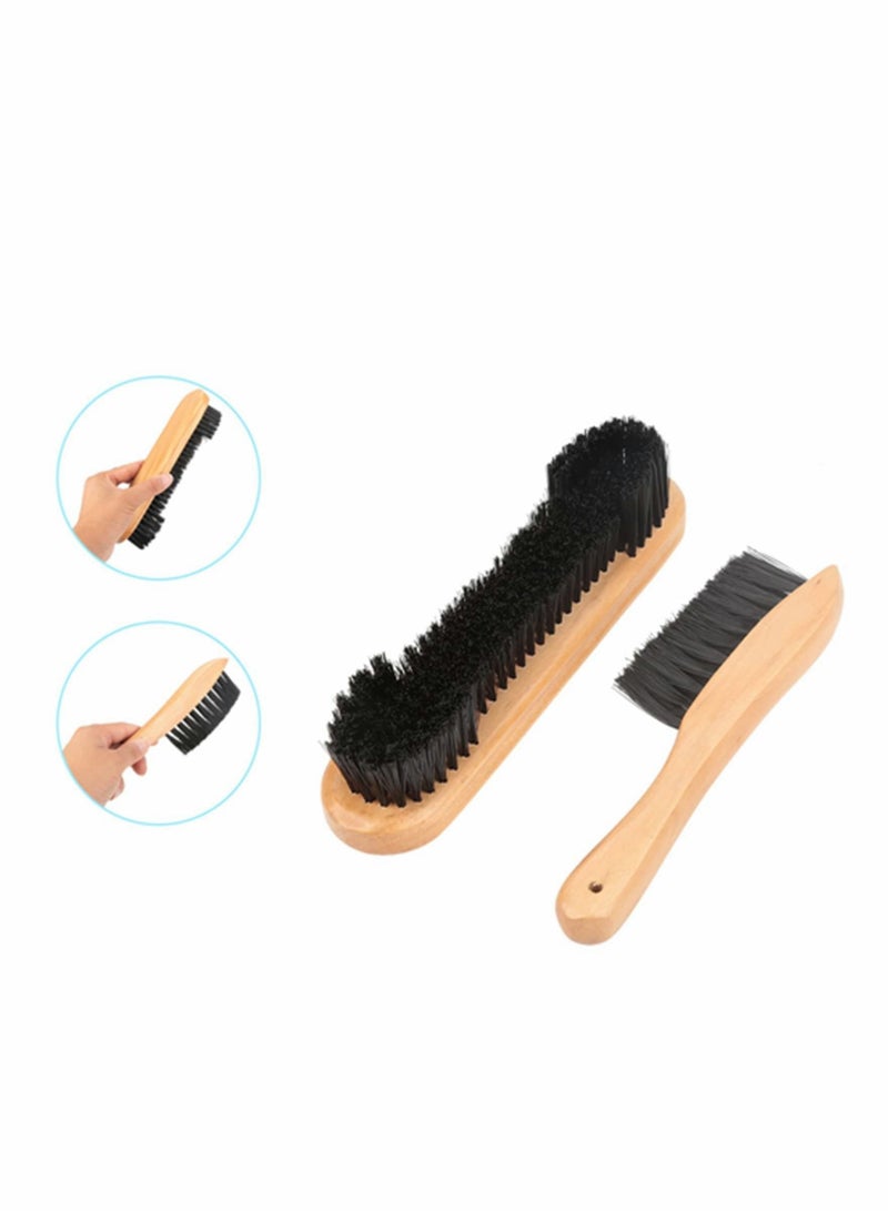 2 Pcs Billiards Pool Table Rail Brush Set,Pool Brush, Snooker Set, Felt, Tables Felt Cleaner Accessories