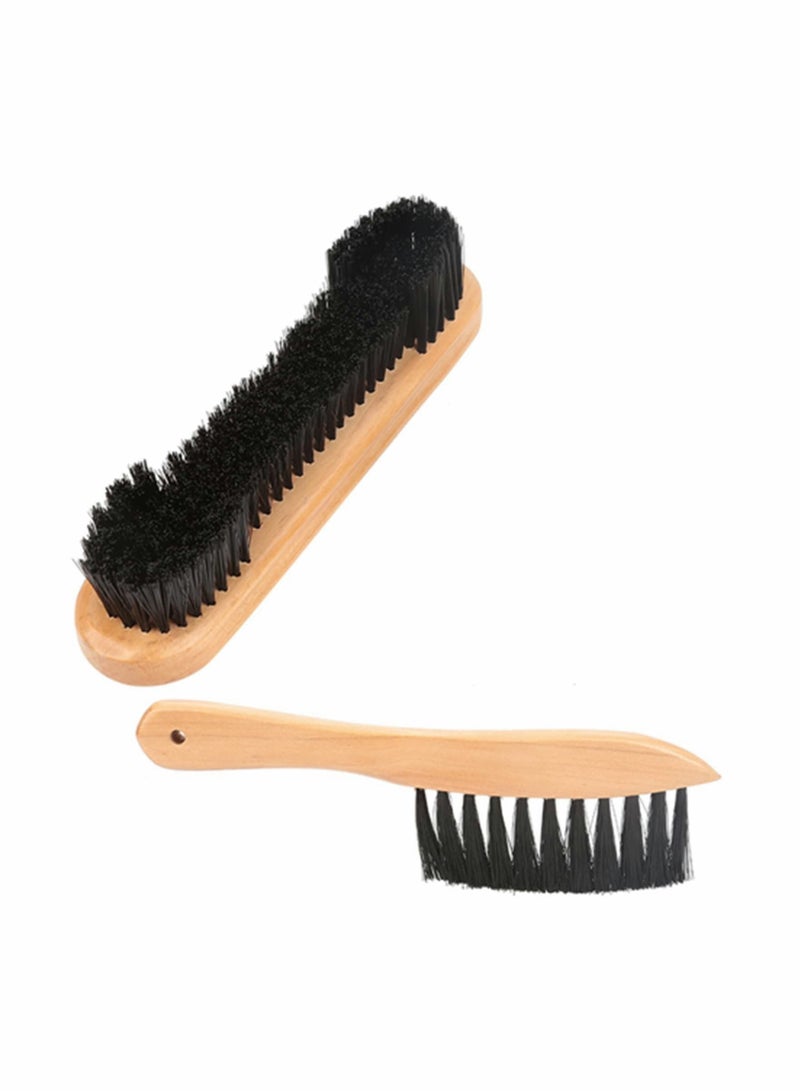 2 Pcs Billiards Pool Table Rail Brush Set,Pool Brush, Snooker Set, Felt, Tables Felt Cleaner Accessories