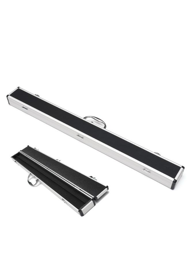 Billiard Pool Aluminum Cue Case Cue Bag Holds 1 Complete 1/2 Cue 1 Butt & 1 Shaft