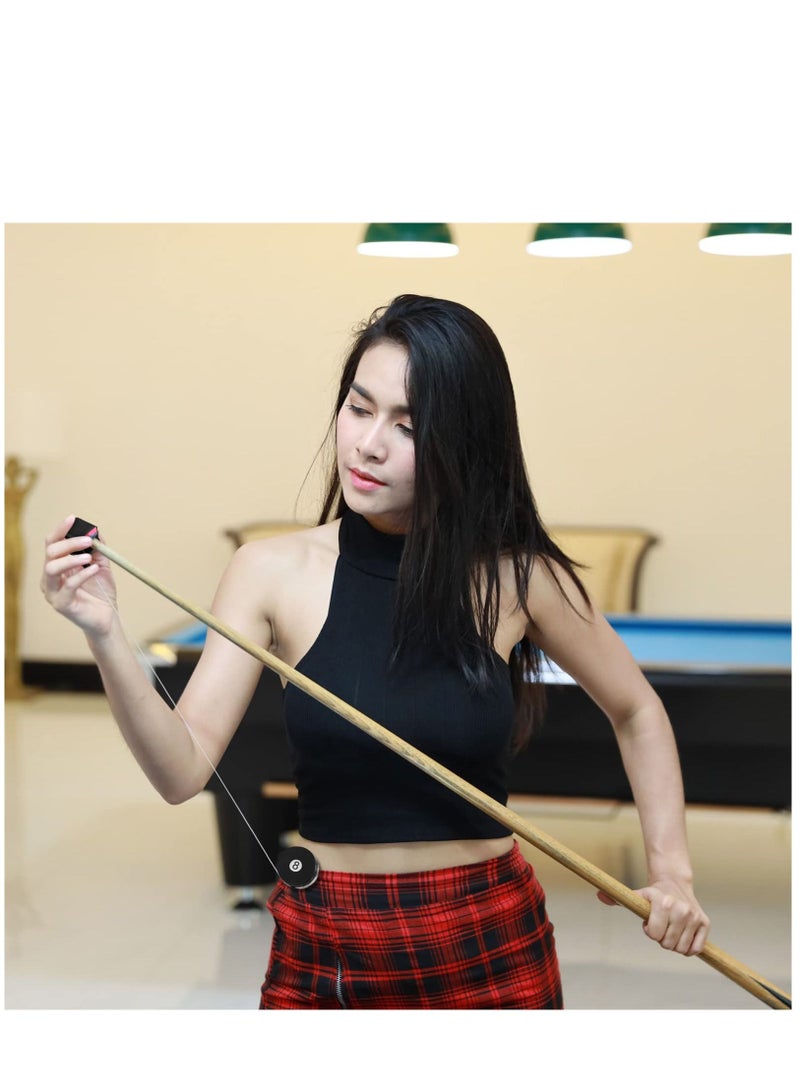 Billiards Snooker Pool Cue Chalk Holder 2 Pieces Retractable Practical Tool with Belt Clip for Tip
