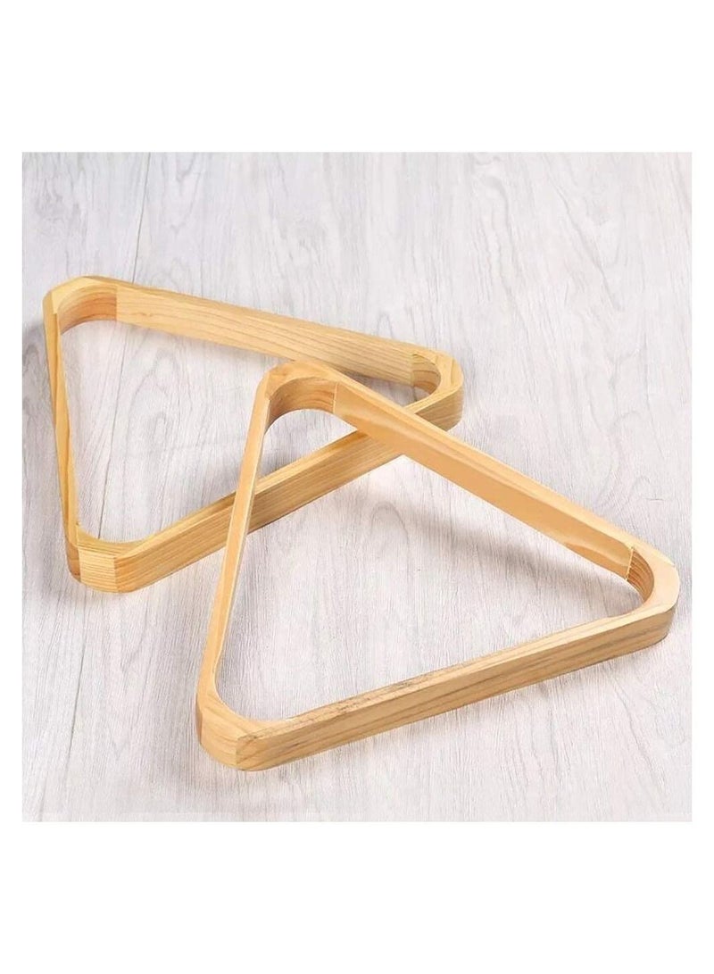 Wooden Billiard Triangle Rack
