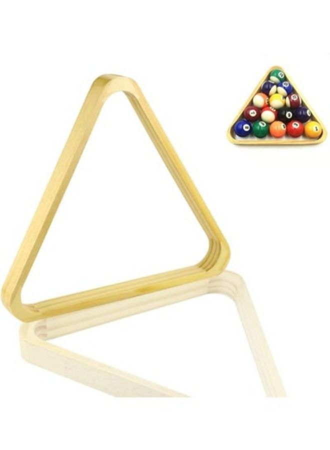 Wood Billiard Triangle Rack 8-Ball Triangle Billiards, 8-Ball Rack, Hardwood Triangle, Holds Standard