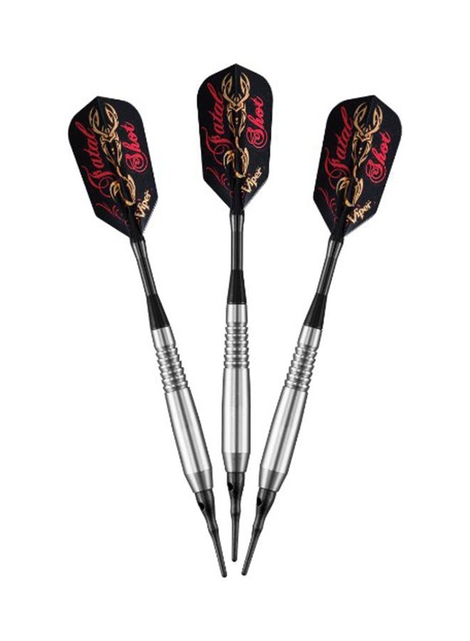 3-Piece Underground Soft Tip Fatal Shot Dart Set 18grams