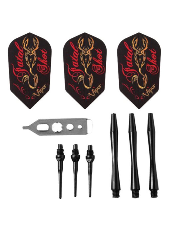 3-Piece Underground Soft Tip Fatal Shot Dart Set 18grams