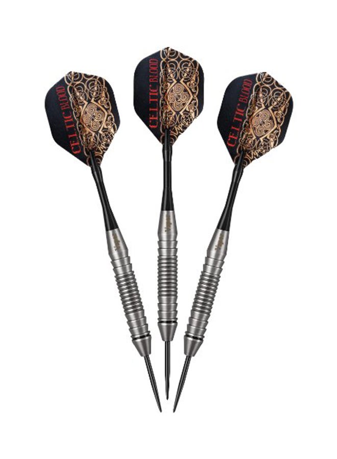 Set Of 3 Celtic Blood Steel Tip Darts