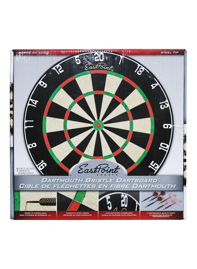 Dartmouth Bristle Dartboard Game Set 48x48x5cm