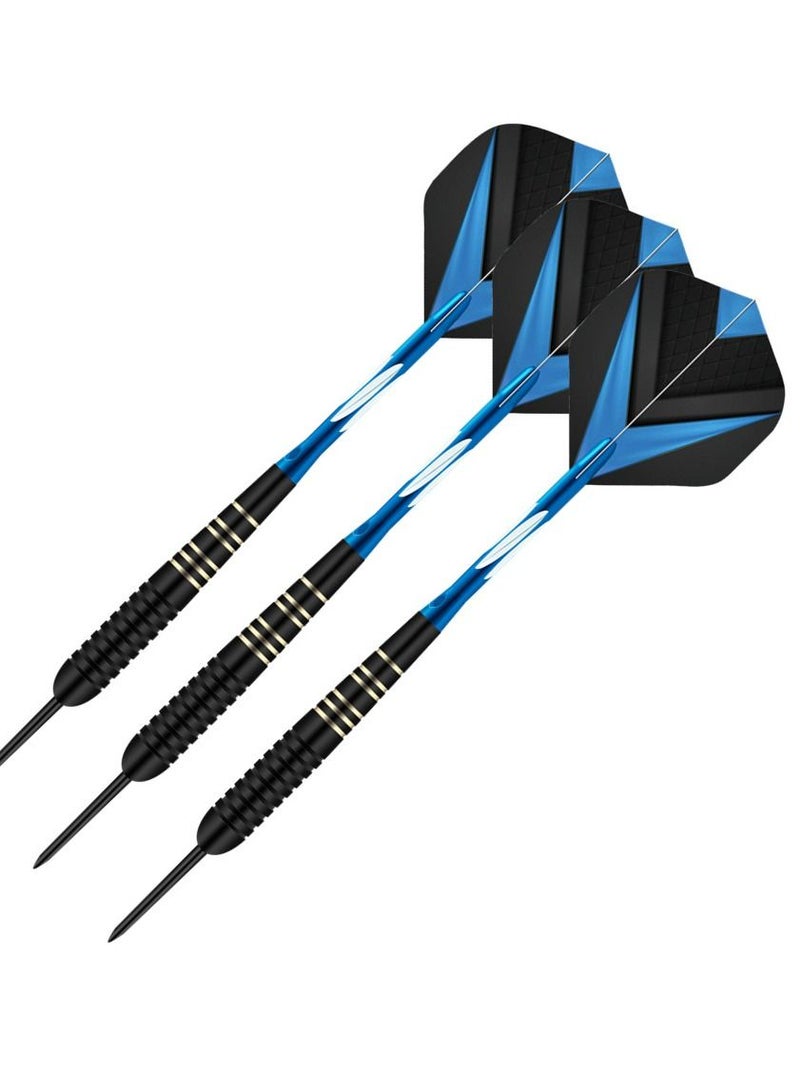 3Pcs/Set Professional Aluminium Alloy Plastic Darts Shaft Tip Flights with Box 14.5*4.8*2cm