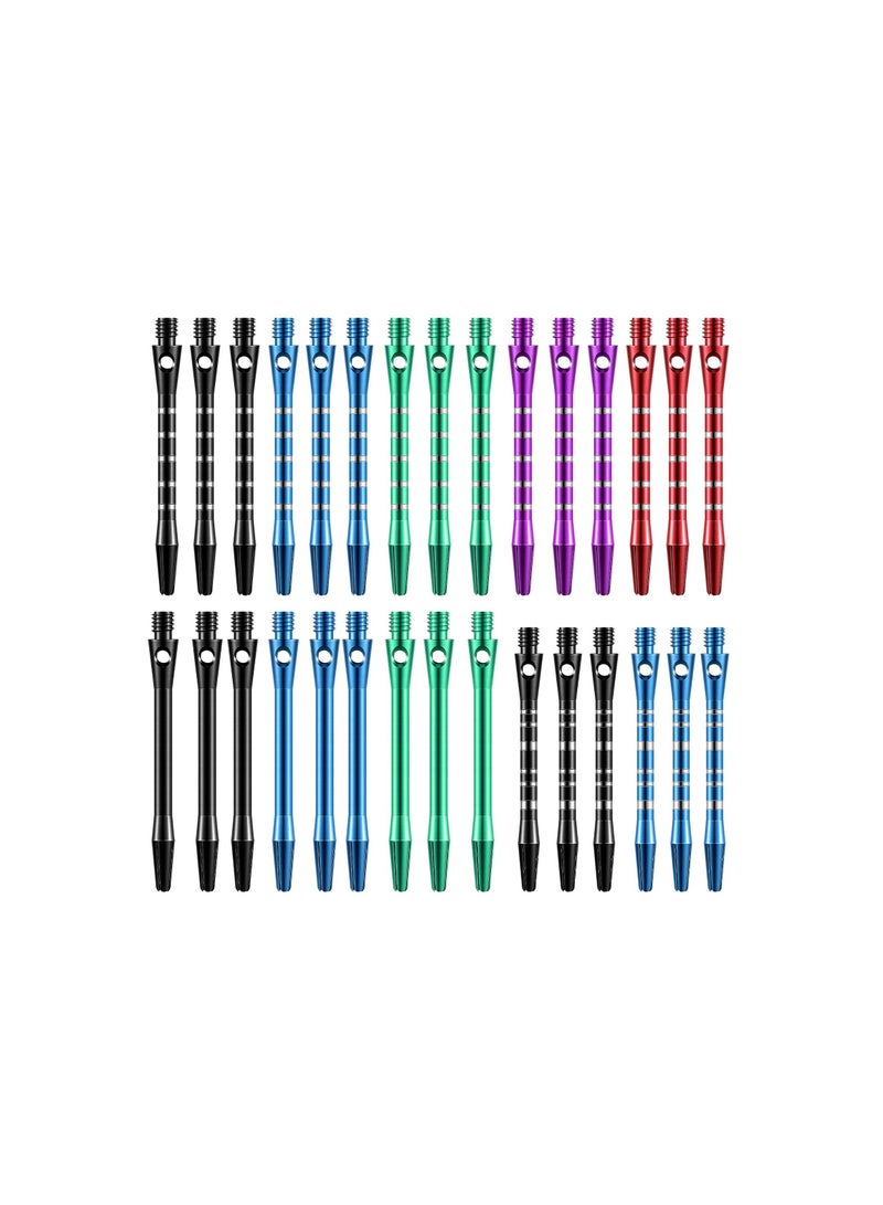 Dart Shafts, for Steel Tip Medium 2ba Thread Aluminium Alloy Stems 50 Mm 53 Mm, Replacement Harrows Accessories and Flights Most Ages of People Sports Outdoor Flight(30 Pcs)