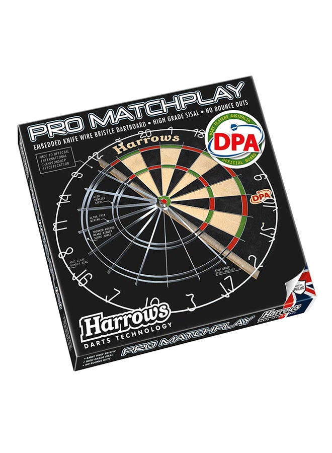 Pro Match Play Dart Board 40X10X25cm