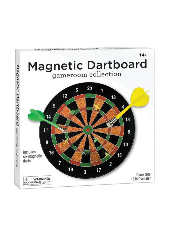 Magnetic Dartboard 16 Inch With 6 Magnetic Dart 40.5cm