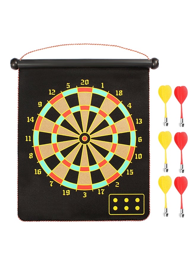 6-Piece Darts With Magnetic Dartboard