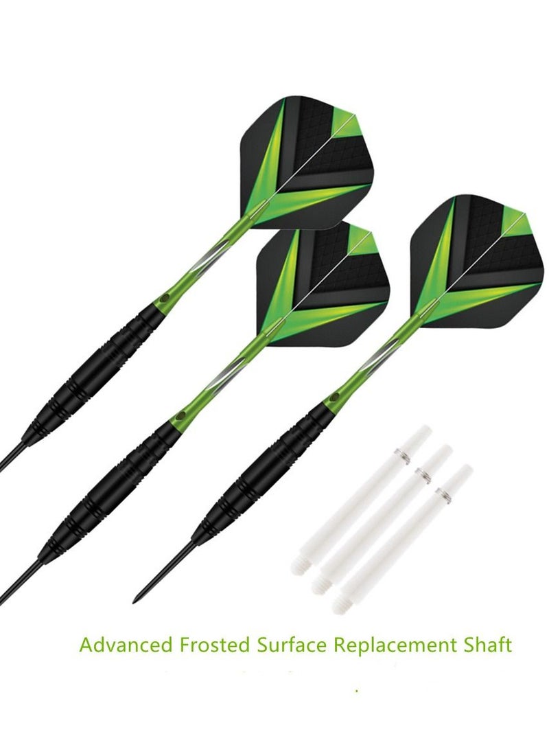 3Pcs/Set Professional Aluminium Alloy Plastic Darts Shaft Tip Flights 23g with Box 14.5*4.8*2cm