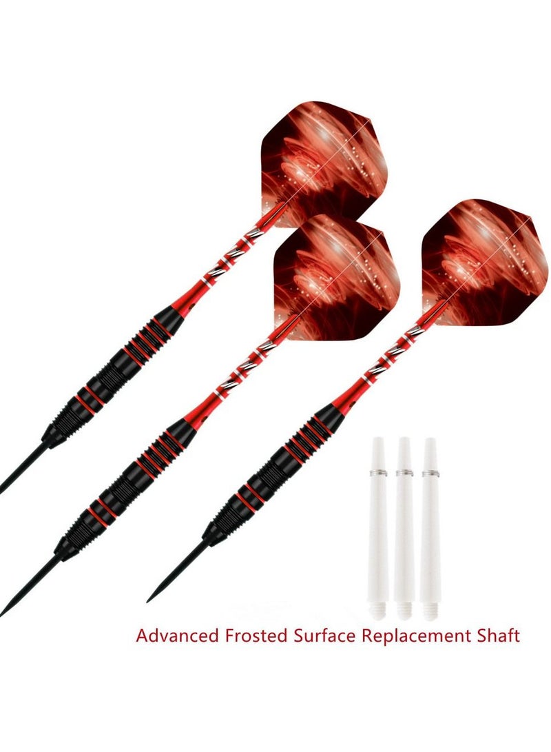 3Pcs/Set Professional Aluminium Alloy Plastic Darts Shaft Tip Flights 22g with Box 14.5*4.8*2cm