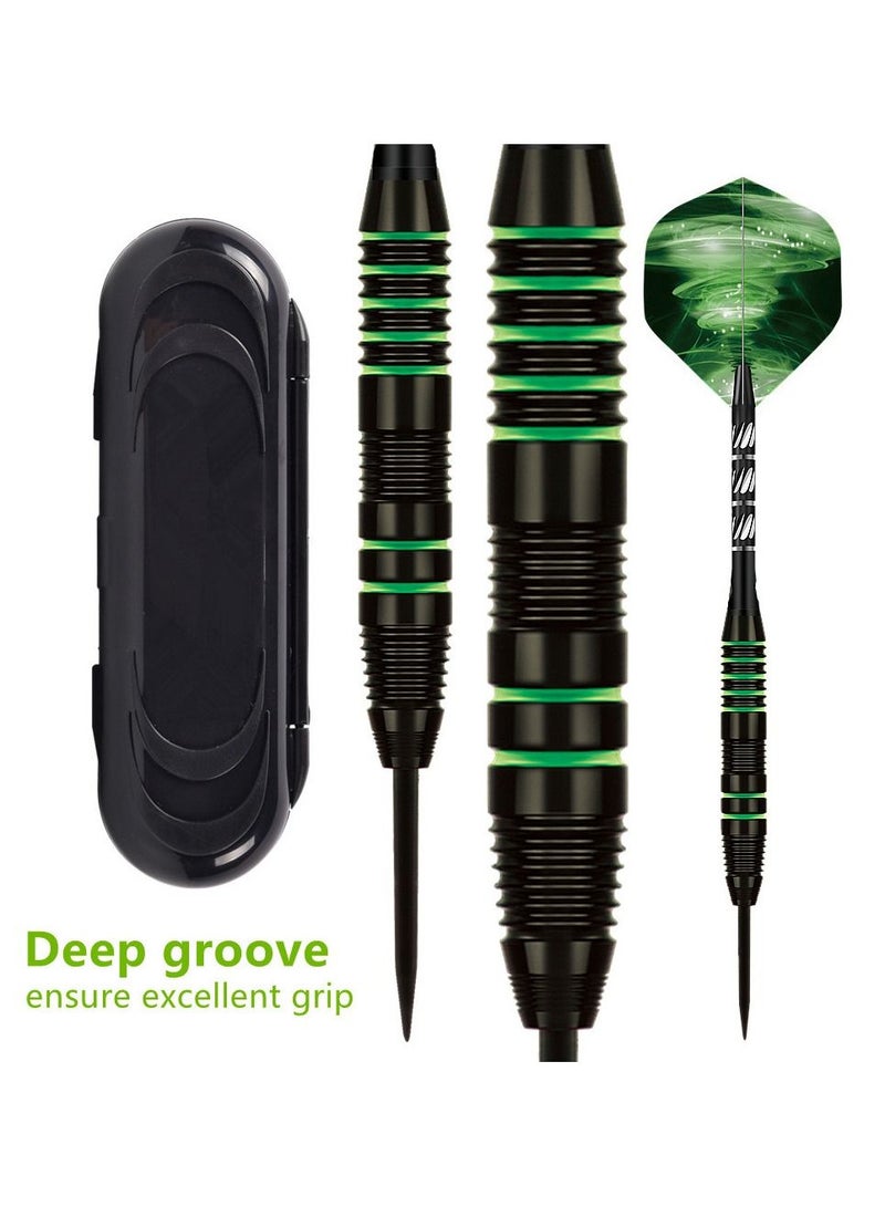 3Pcs/Set Professional Aluminium Alloy Plastic Darts Shaft Tip Flights 22g with Box 14.5*4.8*2cm