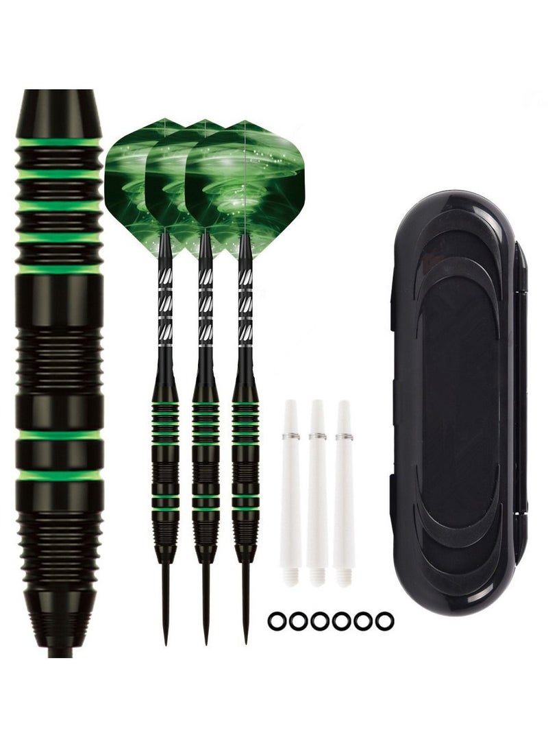 3Pcs/Set Professional Aluminium Alloy Plastic Darts Shaft Tip Flights 22g with Box 14.5*4.8*2cm