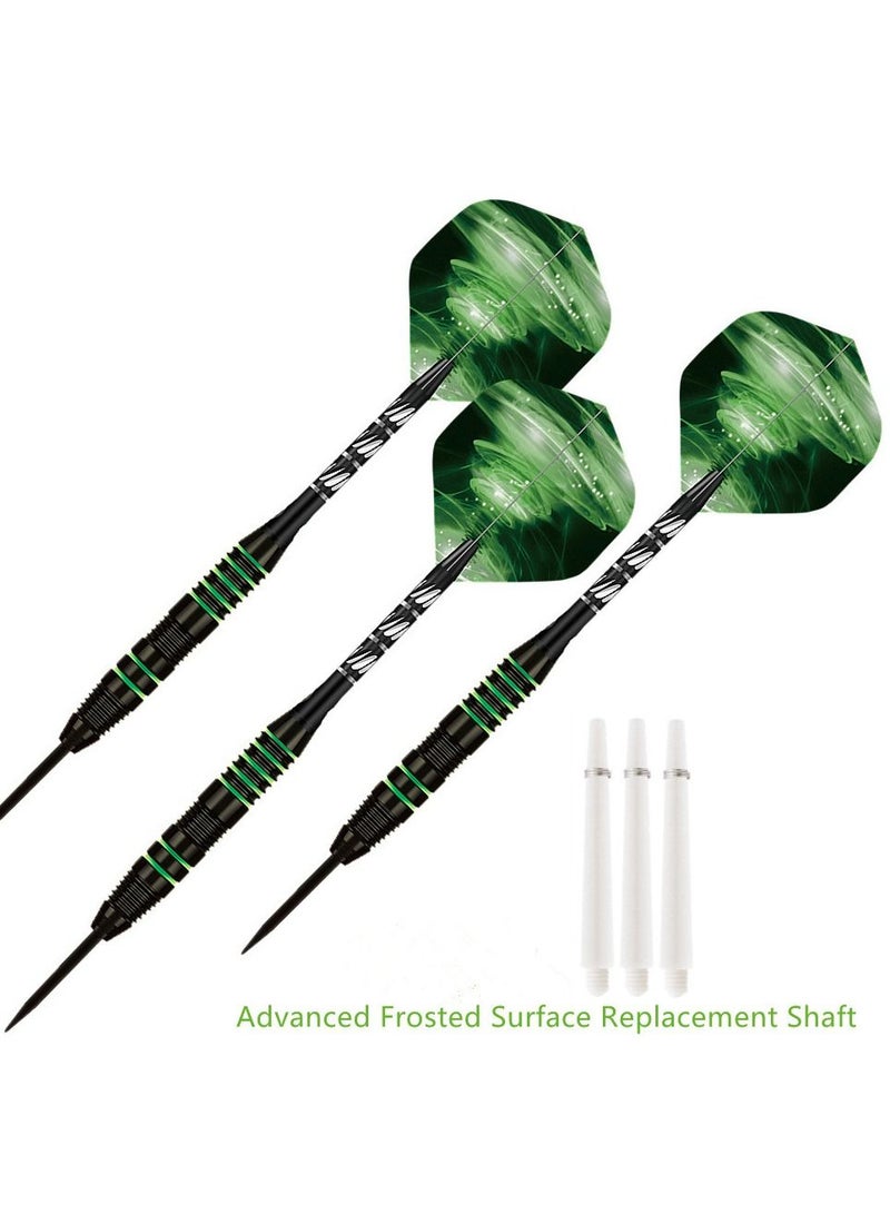 3Pcs/Set Professional Aluminium Alloy Plastic Darts Shaft Tip Flights 22g with Box 14.5*4.8*2cm