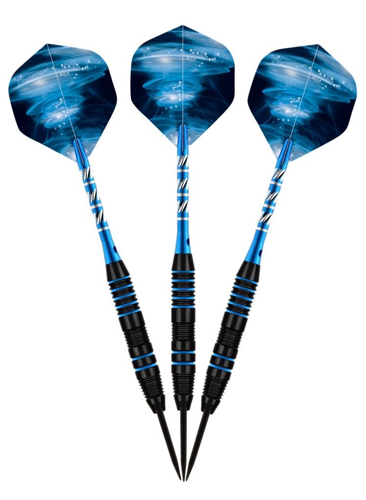 3Pcs/Set Professional Aluminium Alloy Plastic Darts Shaft Tip Flights 23g with Box 14.5*4.8*2cm