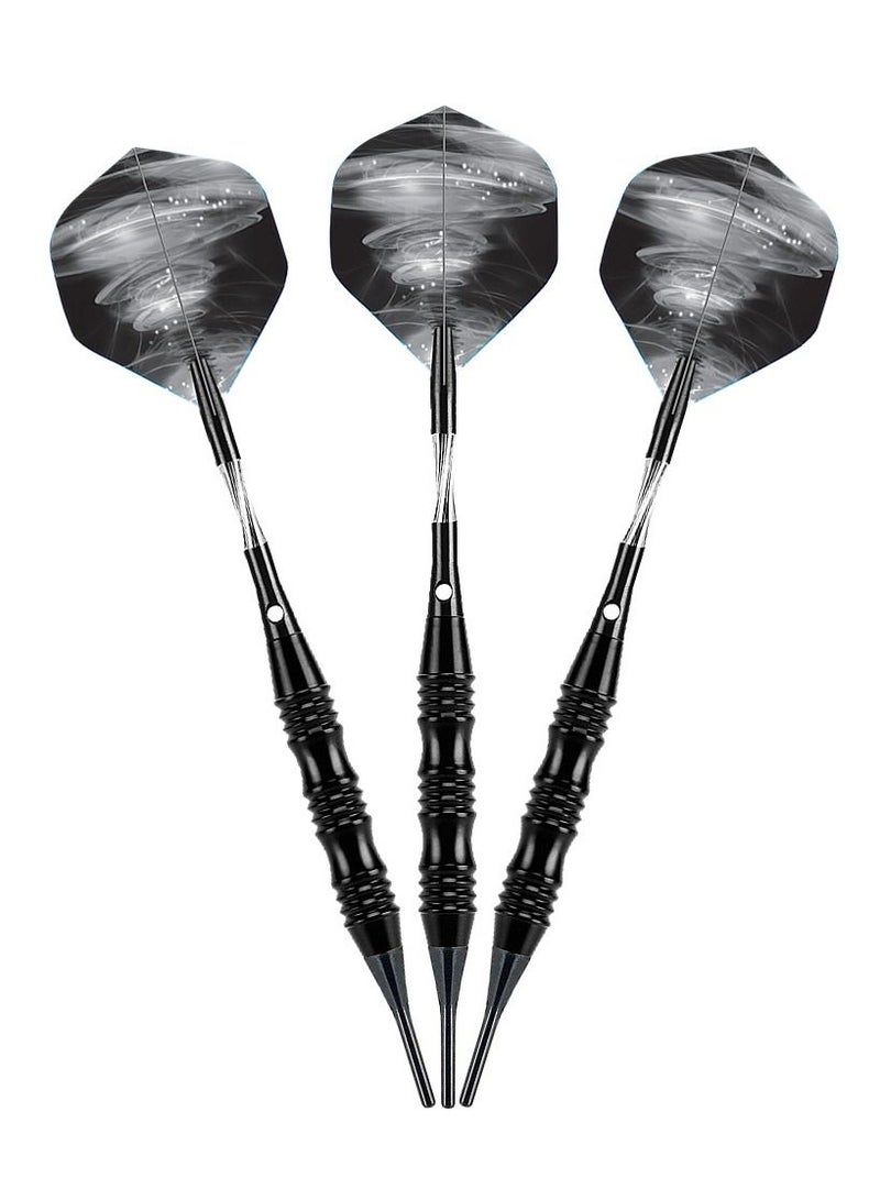 3Pcs/Set Professional Aluminium Alloy Plastic Darts Shaft Tip Flights 20g with Box 14.5*4.8*2cm