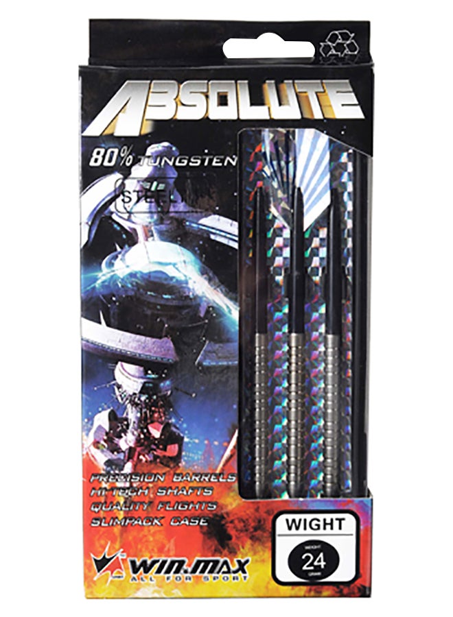 3-Piece Absolute 80% Tungsten Dart Flight 24grams