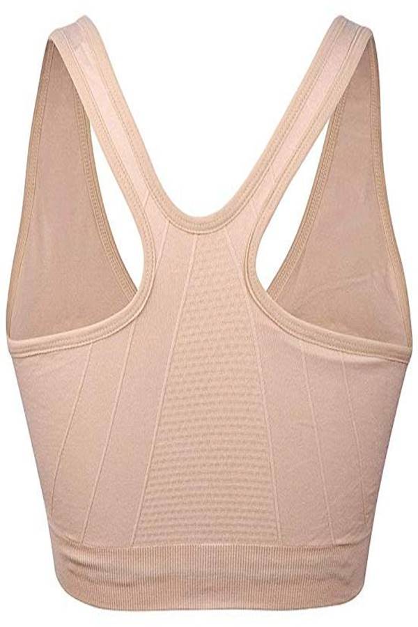 Zip Front Sports Bra