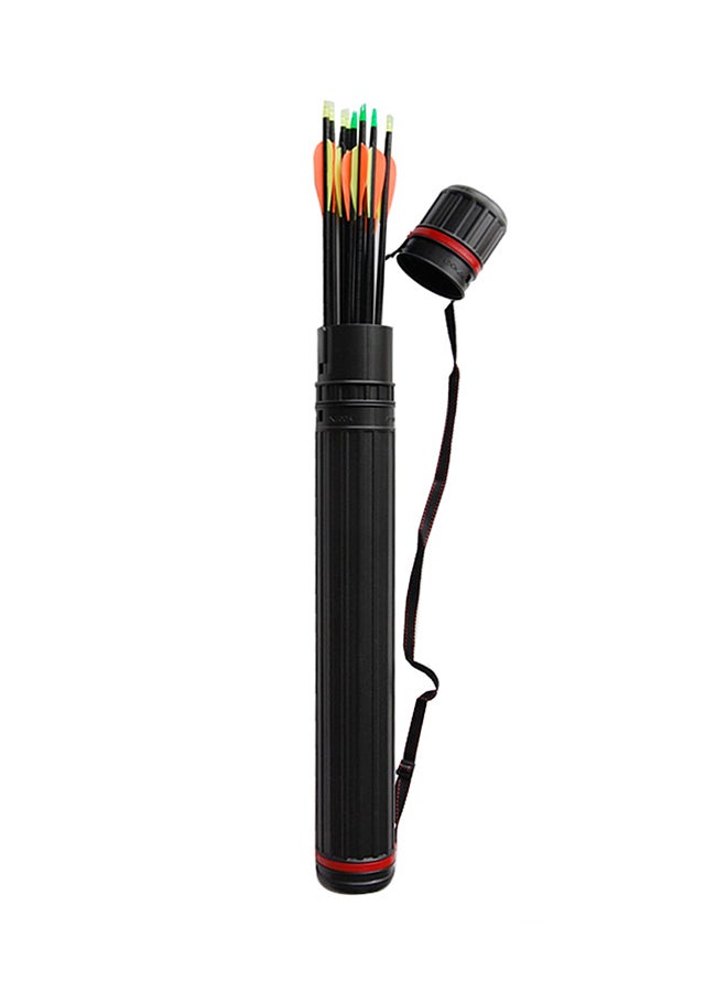 Telescopic Archery Arrow Case Carrier Tube With Strap