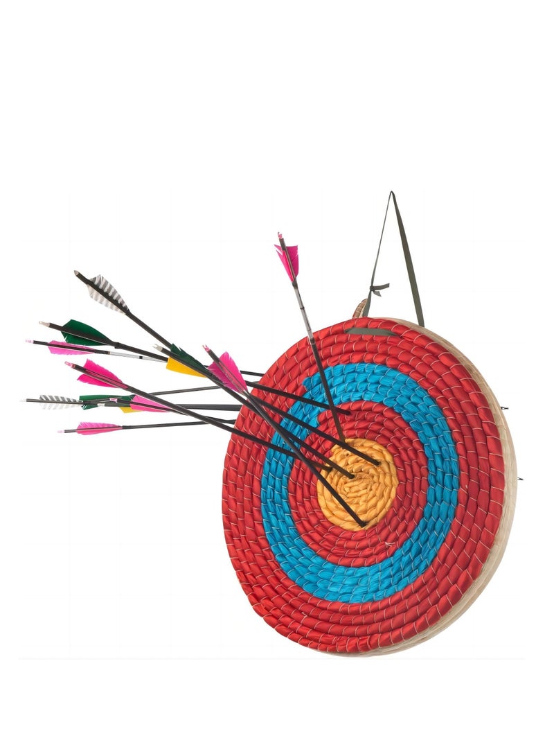 COOLBABY Archery Target 3 Layers 50CM Traditional Solid Straw Archery Target 6cm Thickness Hand-Made Arrows Target for Outdoor Shooting Practice