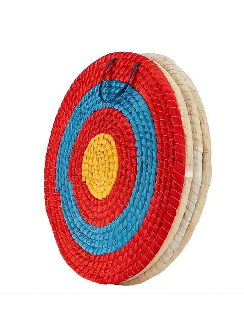 COOLBABY Archery Target 3 Layers 50CM Traditional Solid Straw Archery Target 6cm Thickness Hand-Made Arrows Target for Outdoor Shooting Practice