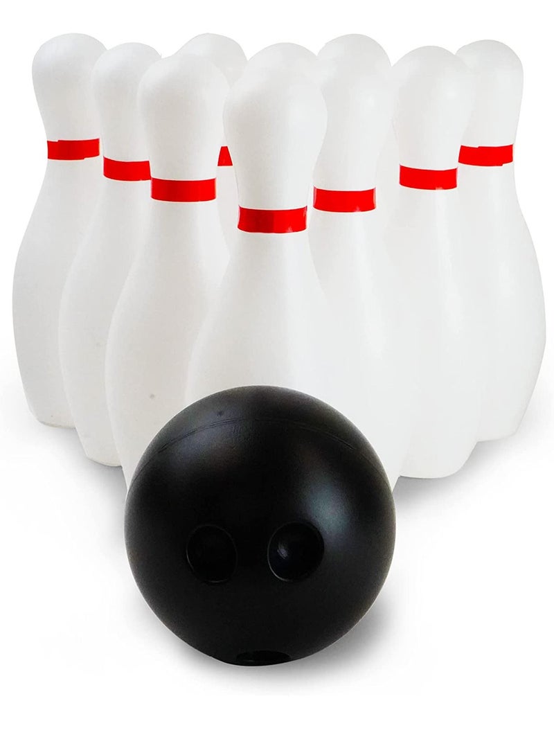 Kids Bowling Set 12 Piece Lawn Bowling Games Set Portable Indoor or Outdoor Bowling Game