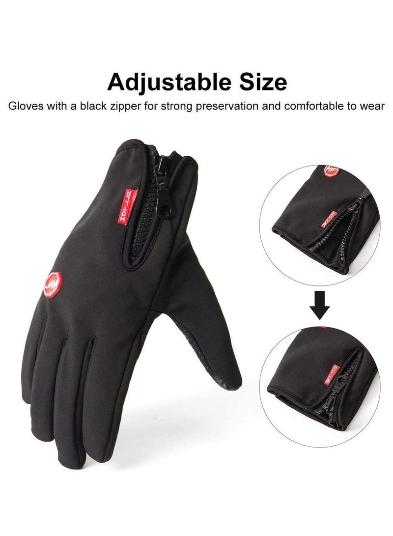 Winter Touch Screen Warm Gloves for Cycling Amazing Thermal Premium Windproof Outdoor Sports Bike Glove Bicycle Padded