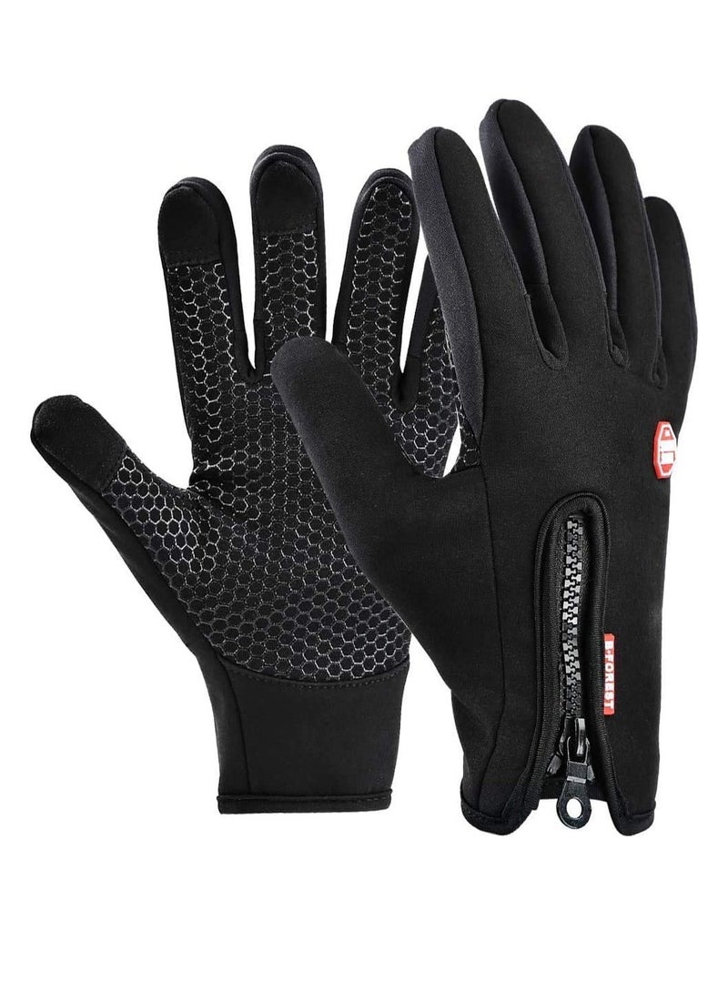 Winter Touch Screen Warm Gloves for Cycling Amazing Thermal Premium Windproof Outdoor Sports Bike Glove Bicycle Padded