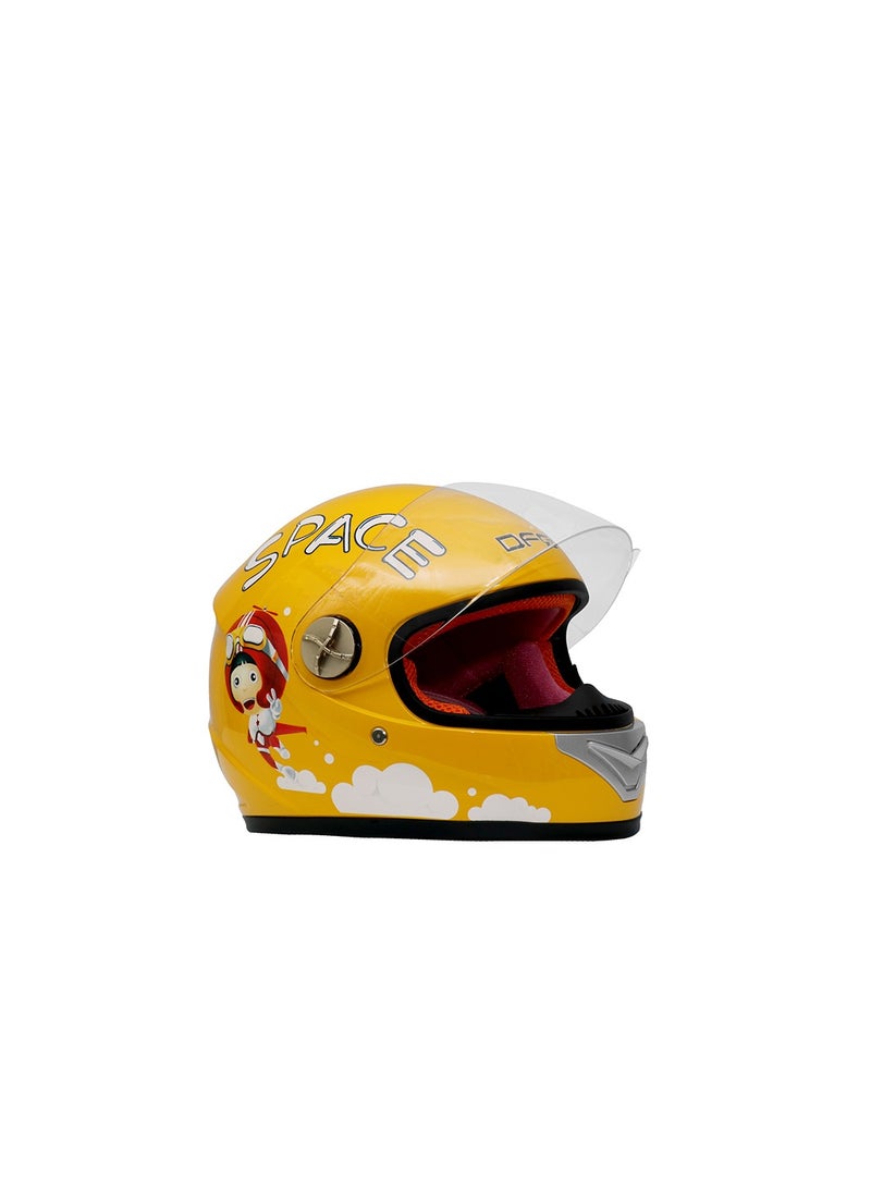 Protective Kids Helmet with Scratch-Resistant Outer Visor, 1 PC