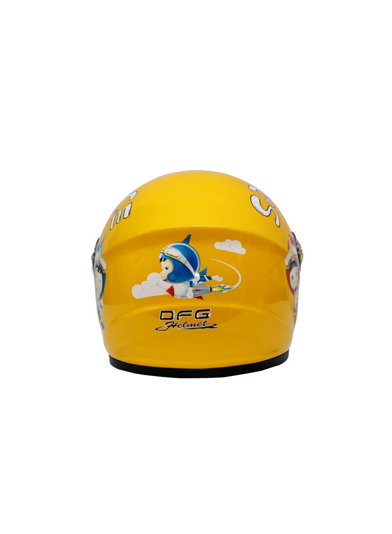 Protective Kids Helmet with Scratch-Resistant Outer Visor, 1 PC