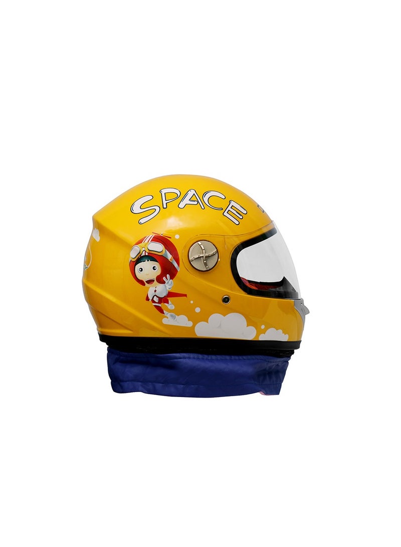 Protective Kids Helmet with Scratch-Resistant Outer Visor, 1 PC