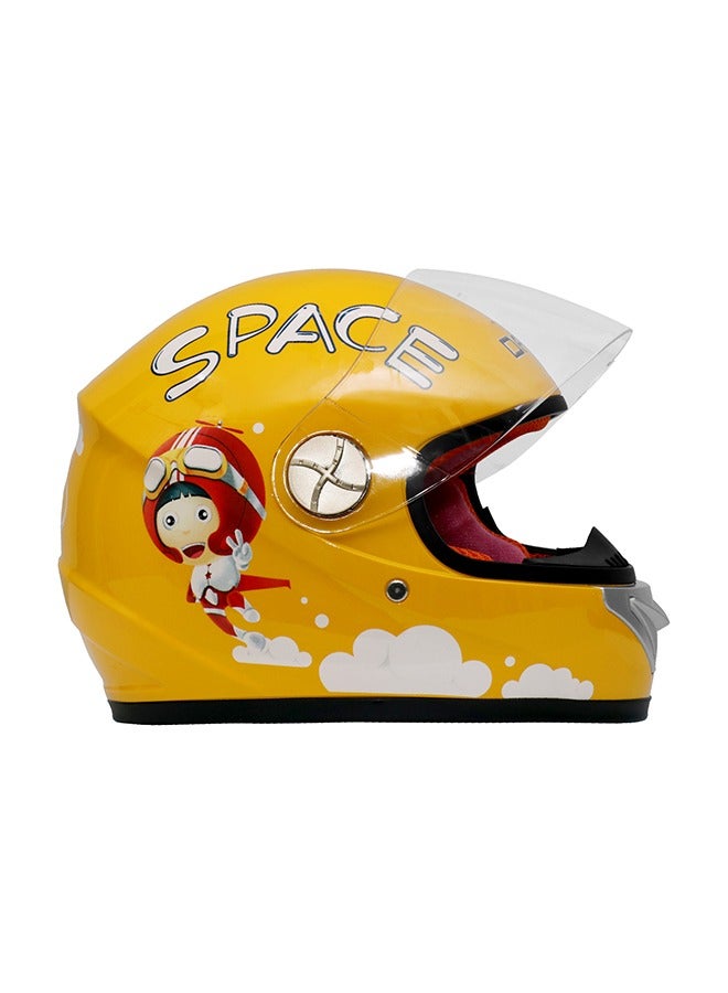 Protective Kids Helmet with Scratch-Resistant Outer Visor, 1 PC