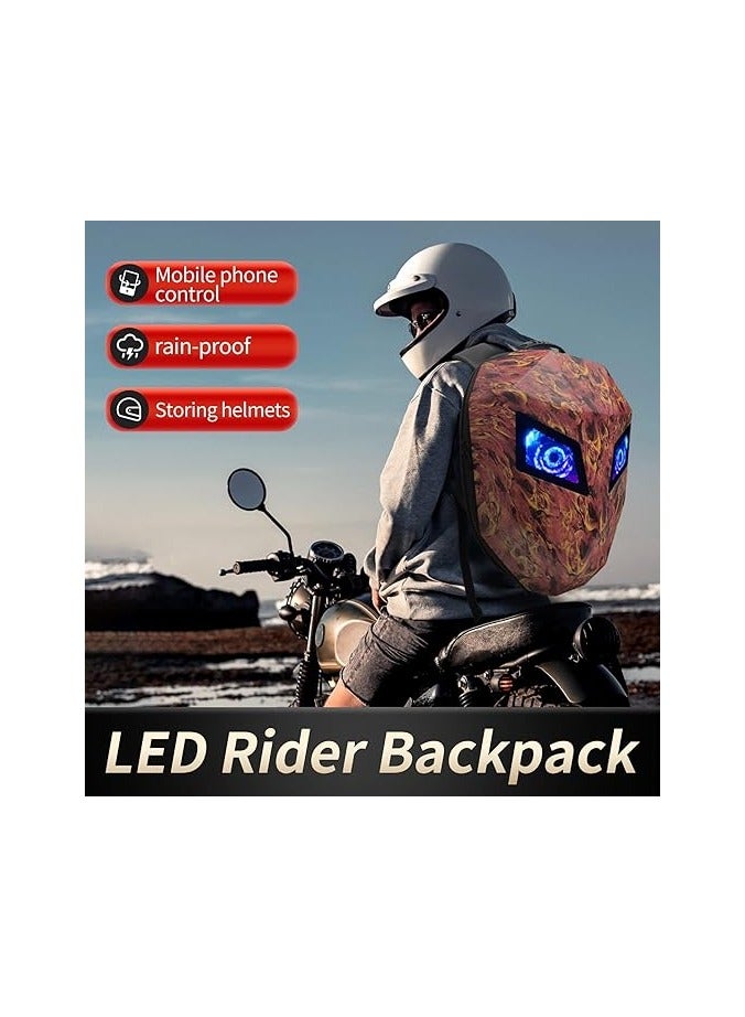 Taysem LED Backpack Motorcycle Backpack Cool Laptop Backpacks for Men
