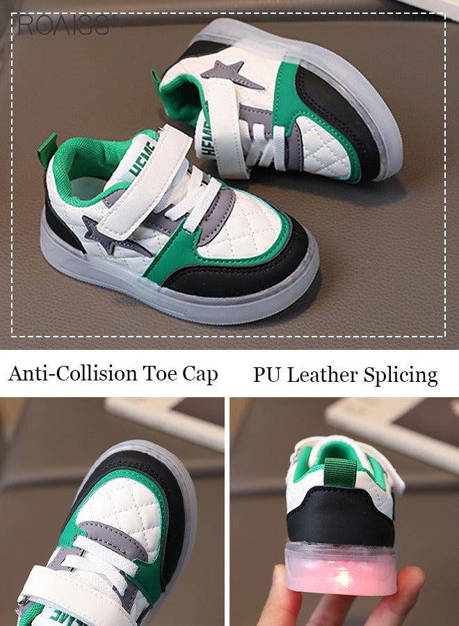 Boys and Girls' Fashionable Sports Shoes Lighting Toddler Walking Shoes Wearing Children's Shoes in Multiple Occasion