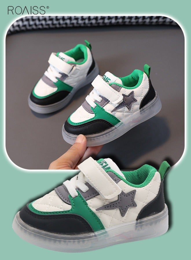 Boys and Girls' Fashionable Sports Shoes Lighting Toddler Walking Shoes Wearing Children's Shoes in Multiple Occasion