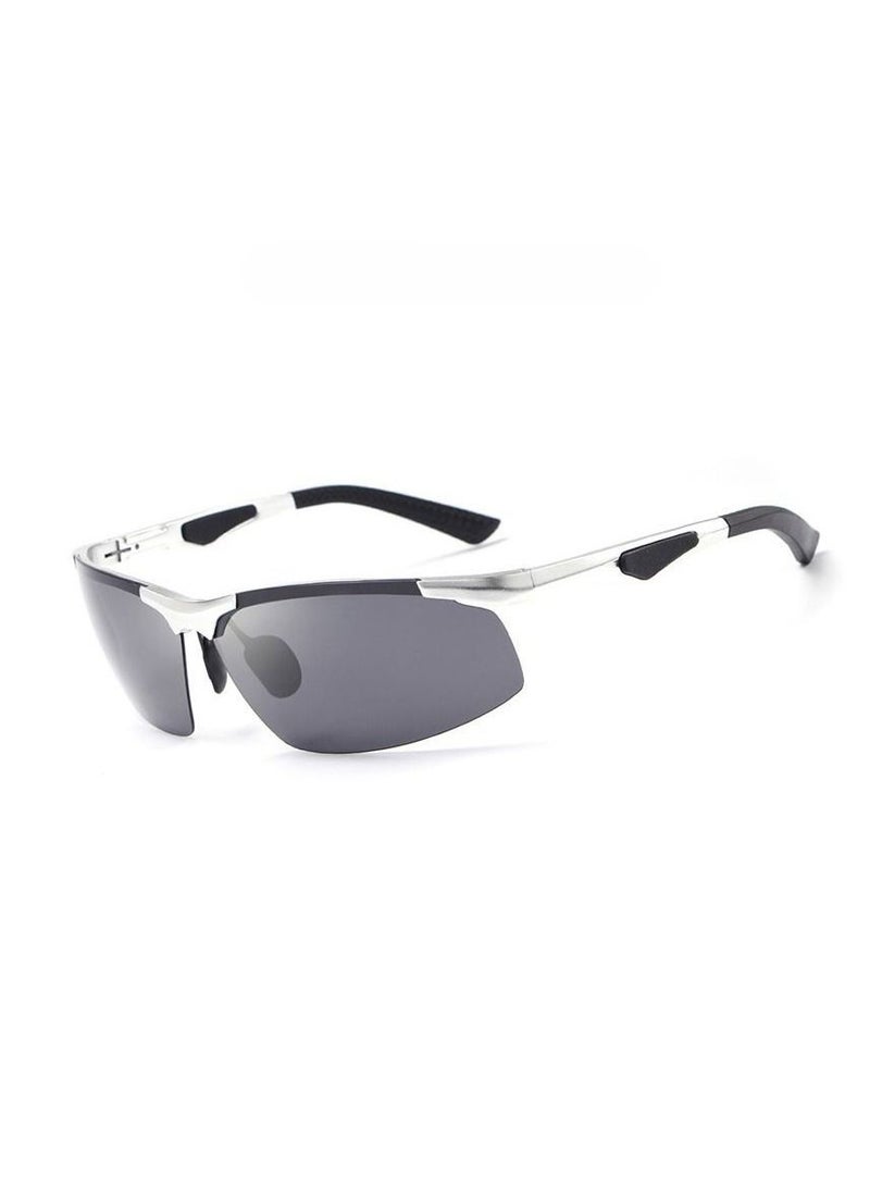 New polarized frameless all aluminum magnesium sports driving cycling glasses