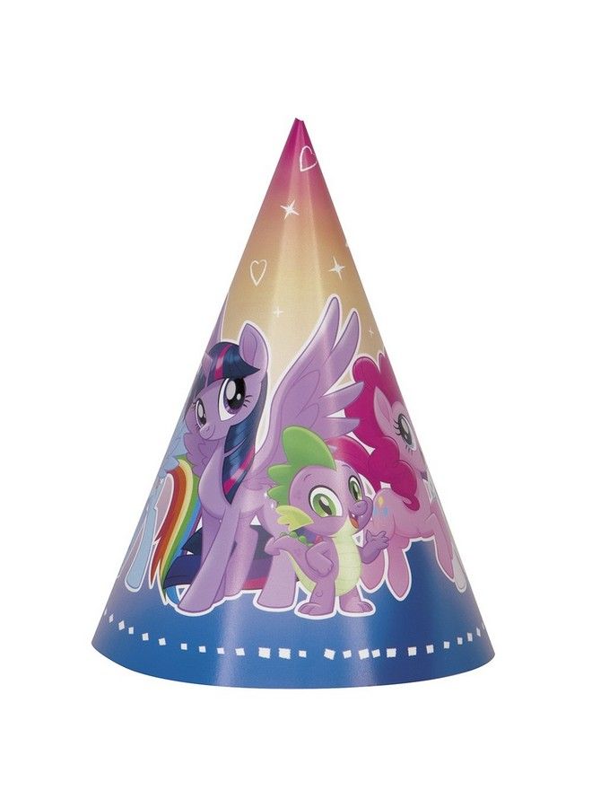 My Little Pony Party Cone Hats One Size 8 Pcs