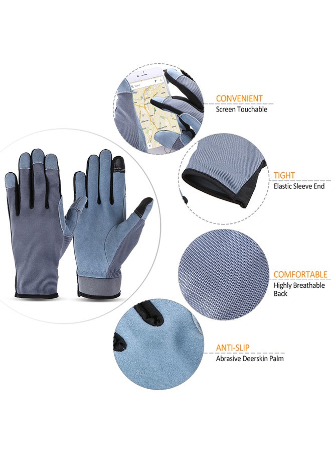 Flexible Touchscreen Function Breathable Riding Gloves 23.0x11.0x2.5cm