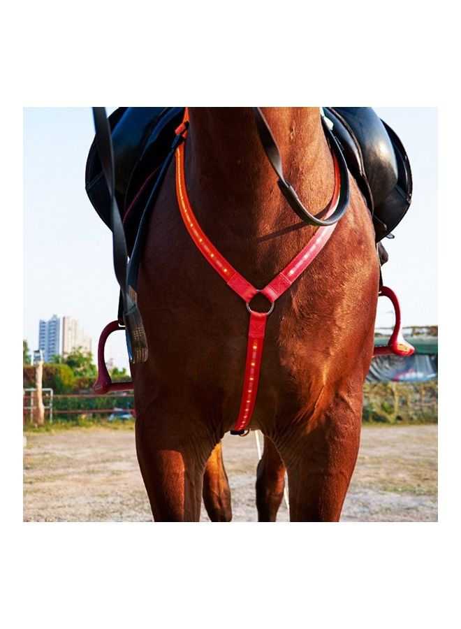 High Visibility LED Horse Breastplate Collar