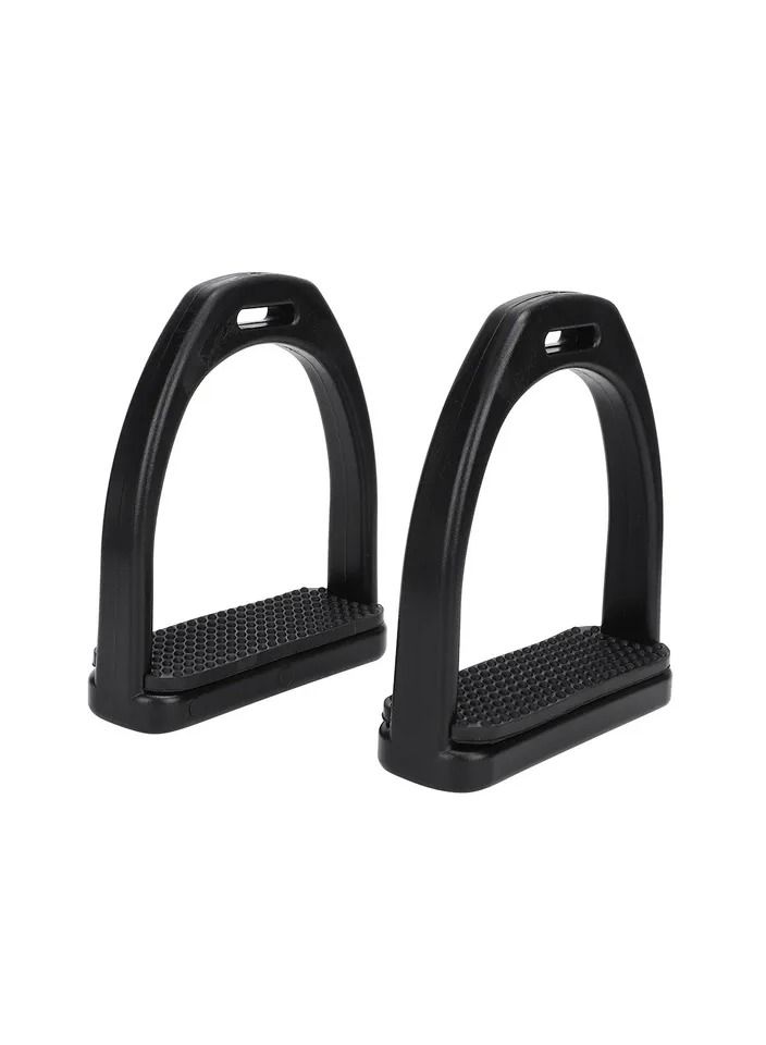 1-Pair Horse Stirrup,High Strength Plastics Stirrups,Safety Horse Riding Stirrup,Non-Slip Equestrian Stirrups For Saddle,Size S